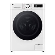 LG Slim 9 kg / 5 kg Kombinert vaskemaskin/tørketrommel(Hvit) - Steam, Energiklasse A/E, AI DD™, Smart Diagnosis™,  47,5cm dybde, Front view, CV92T5S4SQE, thumbnail 1