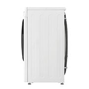 LG Slim 8 kg / 5 kg Kombinert vaskemaskin/tørketrommel(Hvit) - Steam, Energiklasse A/E, AI DD™, Smart Diagnosis™, Side View, F2Y5PRP6W, thumbnail 14