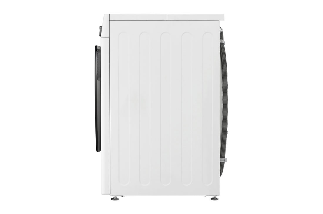 LG 10 kg / 6 kg Kombinert vaskemaskin/tørketrommel(Hvit) - Steam, Energiklasse A/D, TurboWash™360, AI DD™, Smart Diagnosis™ med Wi-Fi, Side View, CV94V7S2WN, thumbnail 14