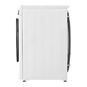 LG 10 kg / 6 kg Kombinert vaskemaskin/tørketrommel(Hvit) - Steam, Energiklasse A/D, TurboWash™360, AI DD™, Smart Diagnosis™ med Wi-Fi, Side View, CV94V7S2WN, thumbnail 14