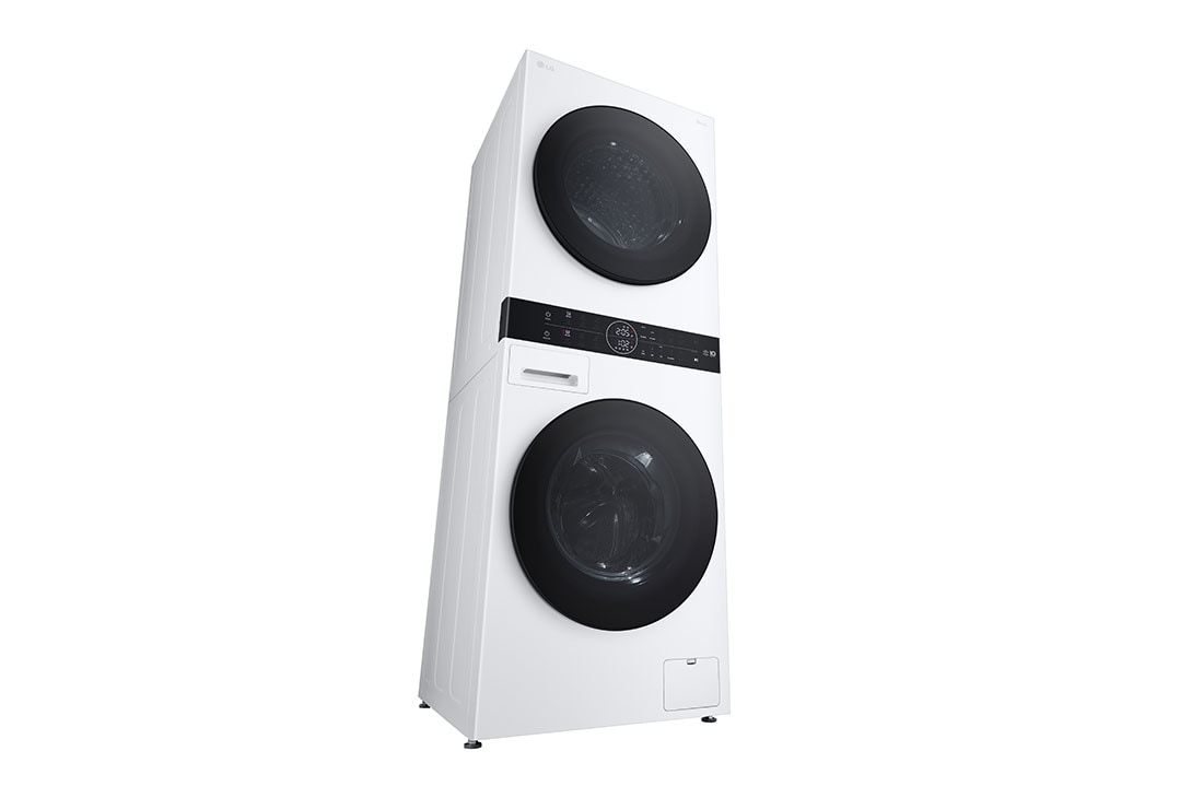 LG 12 kg / 10 kg WashTower(Vit) - Energiklass A/C, Steam, TurboWash™360, AI DD™, Dual Inverter Heatpump™, Perspective, WT1210WWF, thumbnail 11