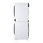 LG 12 kg / 10 kg WashTower(Vit) - Energiklass A/C, Steam, TurboWash™360, AI DD™, Dual Inverter Heatpump™, side, WT1210WWF, thumbnail 16