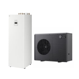 7 kW R290 Monobloc luft/vann-varmepumpe med hydroboks, 3Ø
