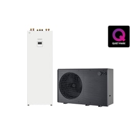 14 kW R290 Monobloc luft/vann-varmepumpe med kombienhet, 3Ø