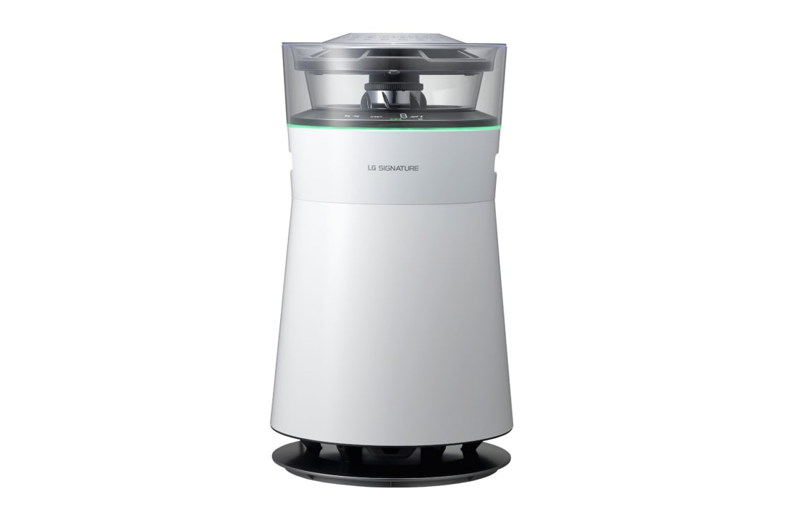 LG SIGNATURE Air Purifier, LG SIGNATURE Smart wi-fi Enabled Air Purifier, front view, AM501YWM1, LSA50A