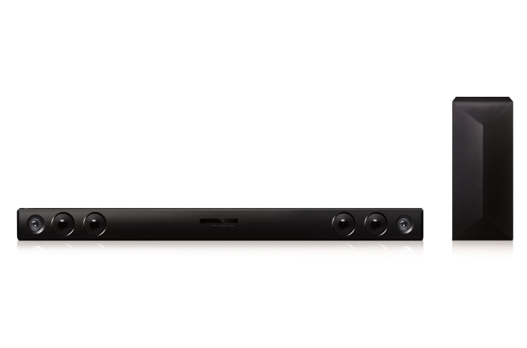 LG 2.1 kanaler 300 W Sound Bar med trådløs subwoofer og Bluetooth® tilkoblingsmuligheter, LAS454B, thumbnail 1