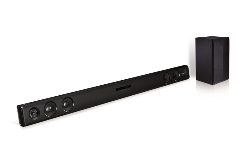 LG 2.1 kanaler 300 W Sound Bar med trådløs subwoofer og Bluetooth® tilkoblingsmuligheter, LAS454B, thumbnail 2