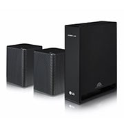 LG 2.0 ch og 140W lydplanke trådløs bakhøyttaler-sett, SPK8, thumbnail 2