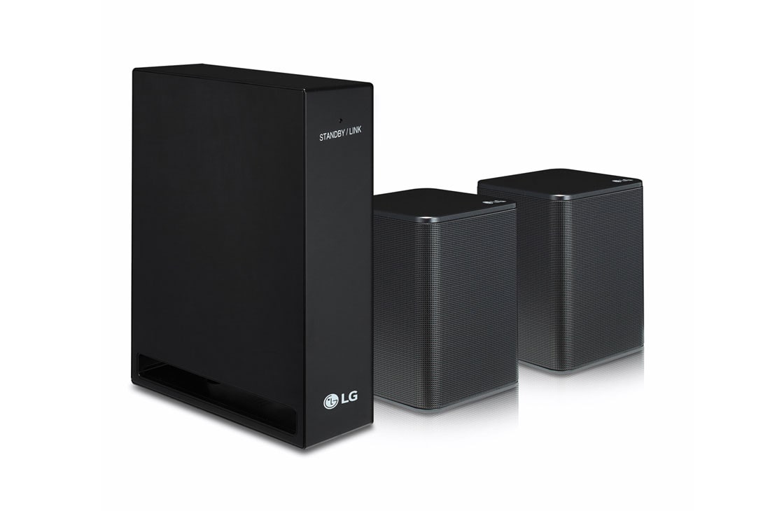 LG 2.0 ch og 140W lydplanke trådløs bakhøyttaler-sett, SPK8, thumbnail 3