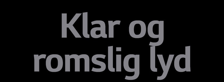 Kopien “Klar og romslig lyd”