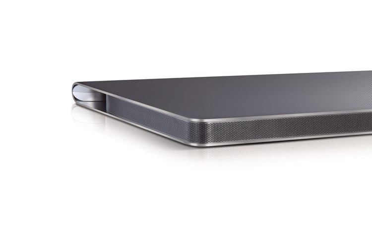 LG Med LG SoundPlate™ får du en bedre lydopplevelse fra flatskjerm-TV-en i en diskré og slank design. På bare 35 mm får du en fyldig og dyp 4.1-lyd med doble innebygde subwoofere. , LAP341N, thumbnail 2