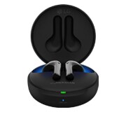 LG HBS-FN7, En visning forfra av en lukket holder med stemningsbelysning på, HBS-FN7, thumbnail 6