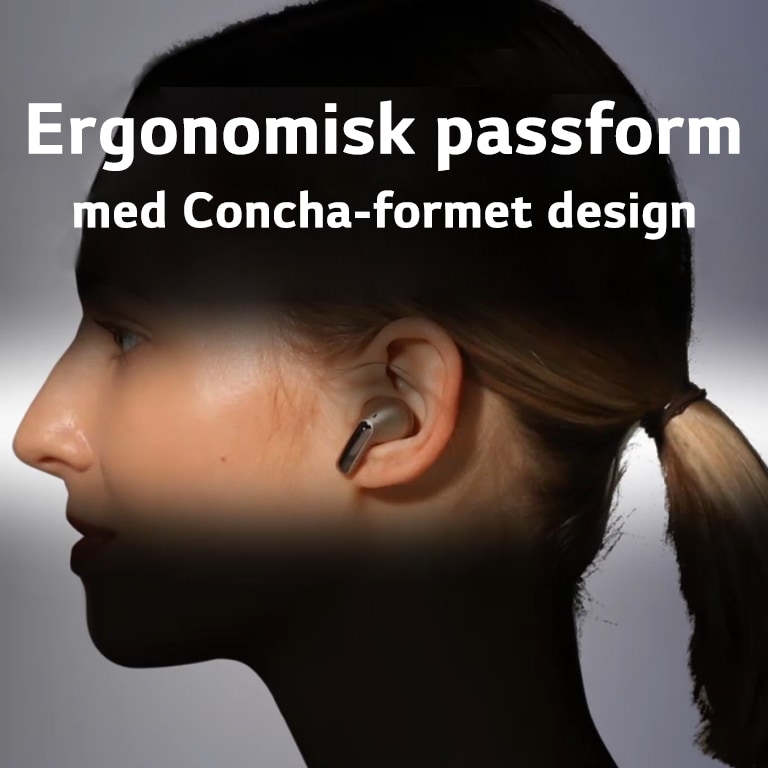 En video av en konkurrents store ørepropper med snitt som kommer og går og deretter bytter til TONE Free snitt.