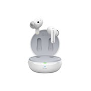 LG TONE Free FP9W, En 15 graders vinkel holder åpnet opp med stemningsbelysning på og UVnano- og Plug&Wireless-logoer, TONE-FP9W, thumbnail 1