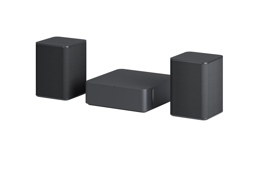 LG Soundbar S80QR, 45 graders visning fra høyre, av bakhøyttalere, S80QR, thumbnail 15