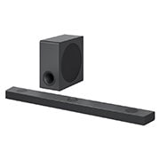 LG Soundbar S90QY, Diagonal visning av lydplanke og subwoofer, S90QY, thumbnail 2