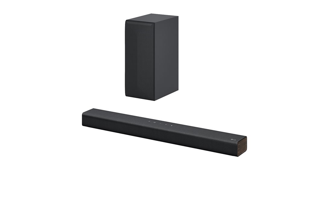 LG Soundbar S40Q, diagonal visning av lydplanke med subwoofer, S40Q, thumbnail 2