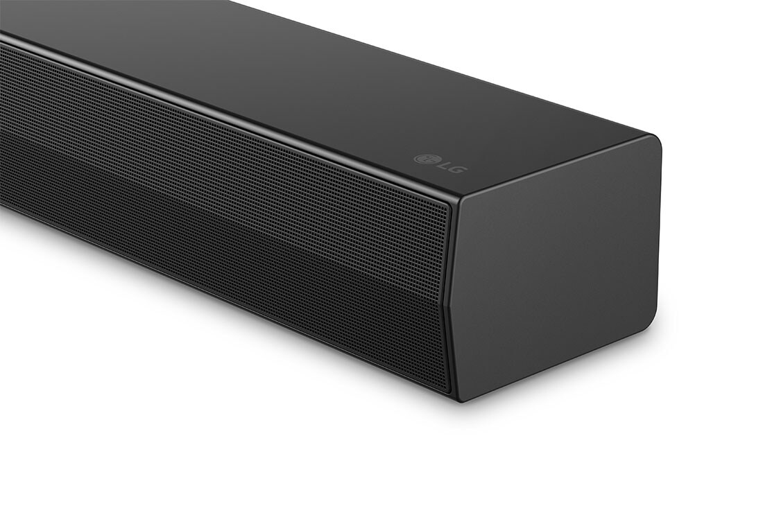 LG Soundbar NS40T, Fremre visning av LG Soundbar NS40Ts sidehjørne, NS40T, thumbnail 4