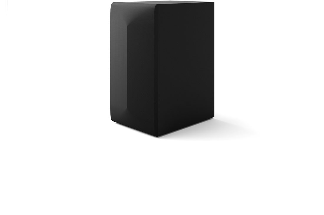LG Soundbar for TV 3.1-kanal S60T, Fremre visning av LG Soundbar S60Ts sidehjørne, NS60T, thumbnail 6
