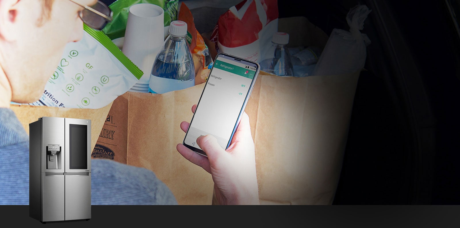 Juster temperaturen i kjøleskapet1