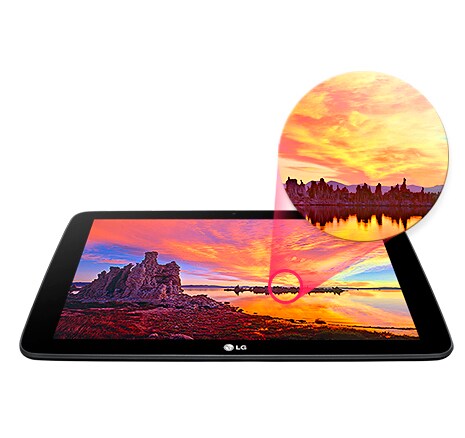 Stor og fargesterk IPS-skjerm på 10,1 tommer