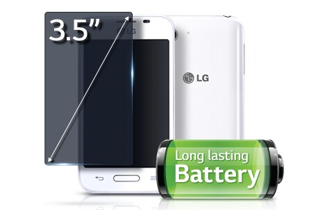 3,5 tommer True IPS-skjerm 