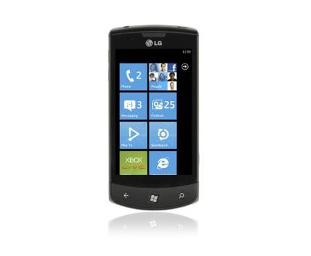 LG Windows Phone 7, 5-megapixel kamera, DLNA, E900