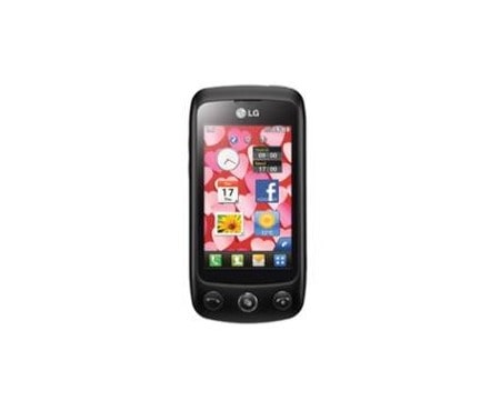 LG 3 tommer touchsskjerm, turbo-3G og 3 MP-kamera, Bluetooth, GS500