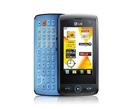 LG Mobiltelefon med 3 MP-kamera, utskyvbart tastatur, radio og Bluetooth., GW520