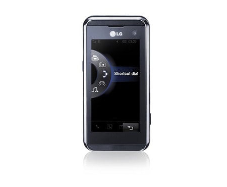 LG Mobiltelefon med 3'' berøringsskjerm, 3 innmatingsmetoder, 3 megapikslers kamera og intuitivt brukergrensesnitt, KF700