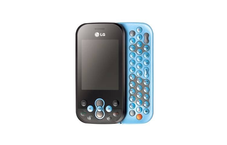 LG Mobiltelefon med 2 megapikslers kamera, QWERTY-tastatur, SMS, e-postveiviser og integrasjon med sosiale nettverk, KS360, thumbnail 1