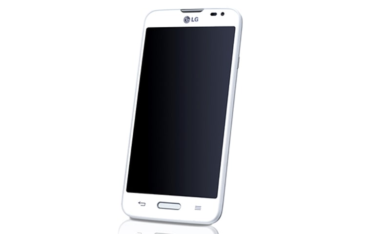 LG L70 er laget for de som vil ha en slank og smidig mobil med både stil og finesse. Med en slank design og elegante metalldetaljer, vil du ha glede av en mobil som føles som en drøm å holde i. Gjør deg klar, bank på og få det beste ut av hvert øyeblikk hver dag, med stil., LG L70 D320, thumbnail 4