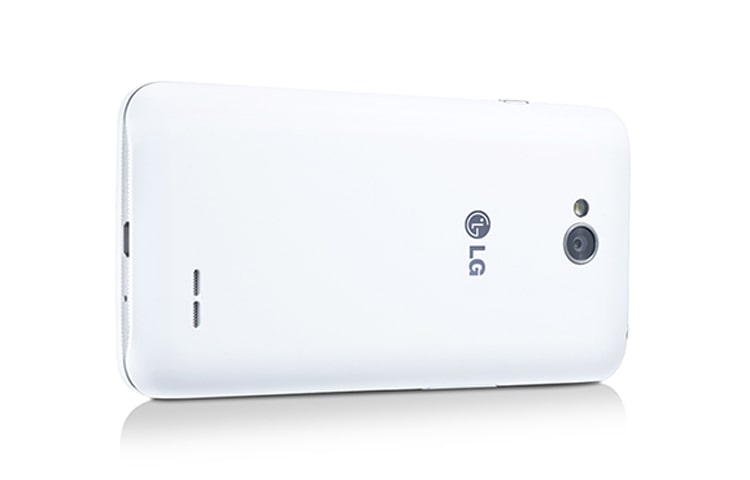 LG L70 er laget for de som vil ha en slank og smidig mobil med både stil og finesse. Med en slank design og elegante metalldetaljer, vil du ha glede av en mobil som føles som en drøm å holde i. Gjør deg klar, bank på og få det beste ut av hvert øyeblikk hver dag, med stil., LG L70 D320, thumbnail 8