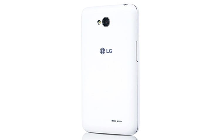 LG L70 er laget for de som vil ha en slank og smidig mobil med både stil og finesse. Med en slank design og elegante metalldetaljer, vil du ha glede av en mobil som føles som en drøm å holde i. Gjør deg klar, bank på og få det beste ut av hvert øyeblikk hver dag, med stil., LG L70 D320, thumbnail 9