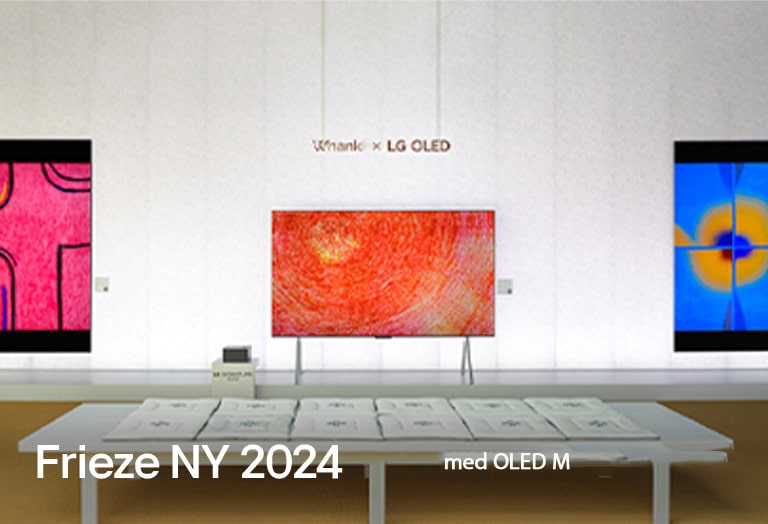 Kunstverk vist på en OLED M.