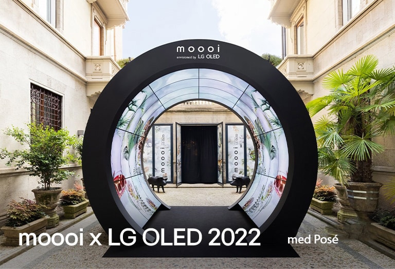 LG Posé viser kunstverk av moooi.