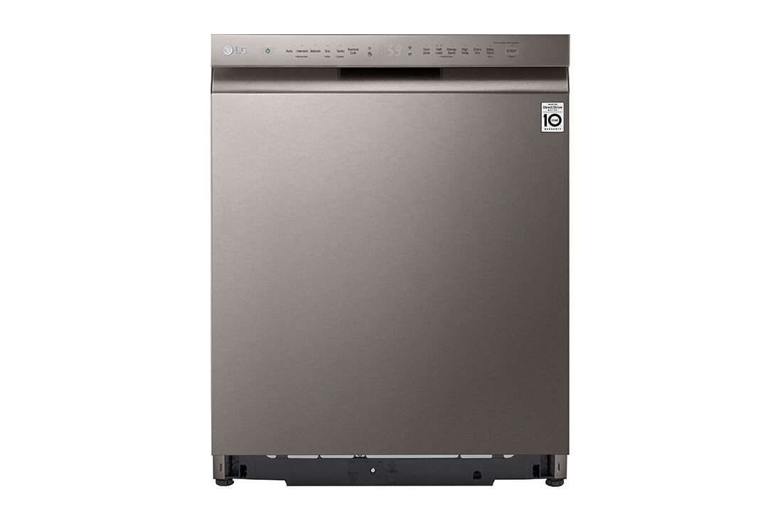 LG QuadWash™ Oppvaskmaskin (Platinum Silver), Energiklasse D, Auto Open Dry-funksjon og Smart Diagnosis™ med Wi-Fi, DU325FP, DU325FP