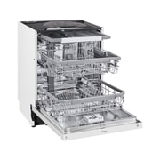 LG QuadWash™ Oppvaskmaskin (Hvit), Energiklasse D, Auto Open Dry-funksjon og Smart Diagnosis™ med Wi-Fi, DU325FW, thumbnail 4