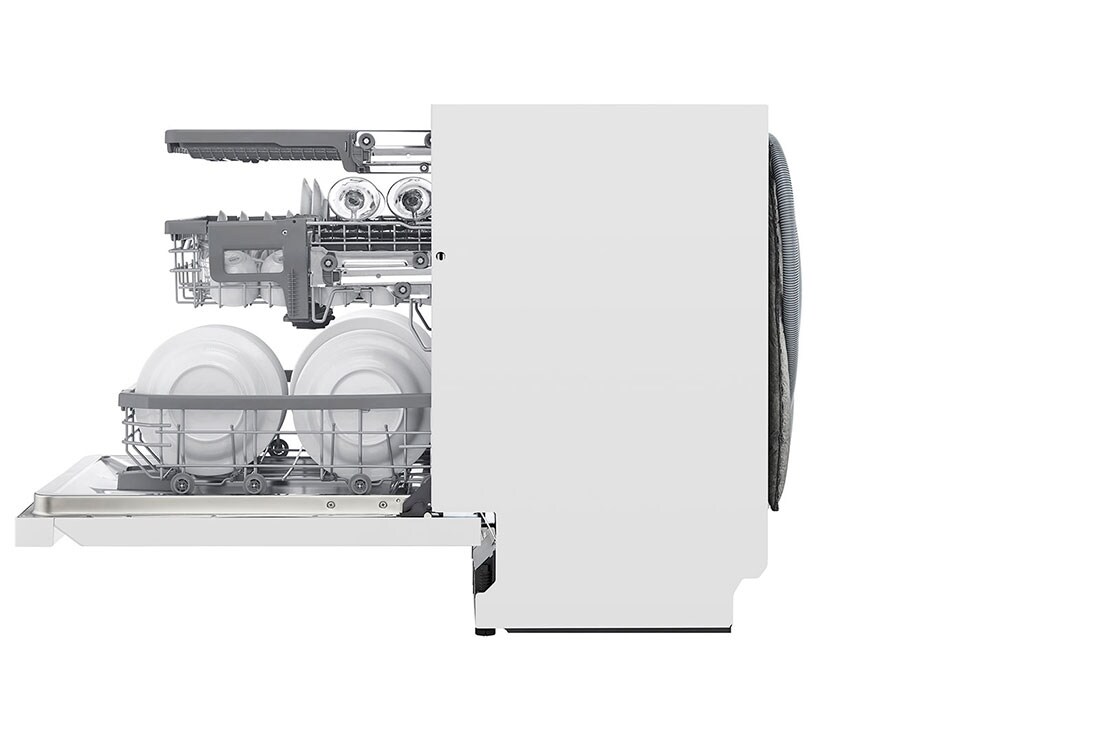 LG QuadWash ™ Steam-oppvaskmaskin (Hvit), Energiklasse D, Auto Open Dry-funksjon og Smart Diagnosis™ med Wi-Fi, SDU527HW, SDU527HW, thumbnail 8