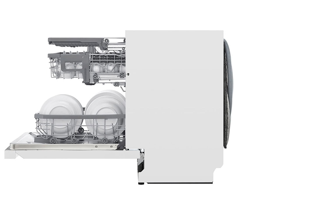 LG QuadWash ™ Steam-oppvaskmaskin (Hvit), Energiklasse D, Auto Open Dry-funksjon og Smart Diagnosis™ med Wi-Fi, SDU527HW, SDU527HW, thumbnail 9