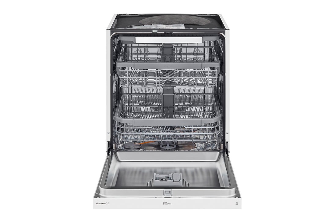 LG QuadWash™ Oppvaskmaskin (Hvit), Energiklasse C, Auto Open Dry-funksjon og Smart Diagnosis™ med Wi-Fi, DU355FW, thumbnail 2