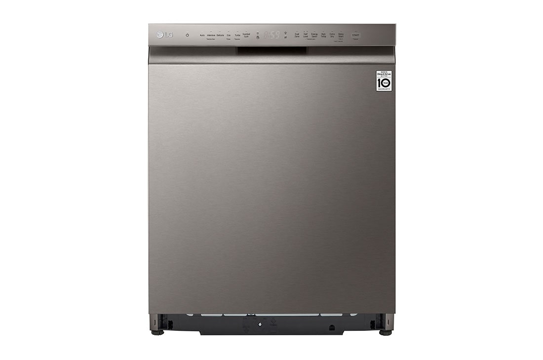 LG QuadWash™ Oppvaskmaskin (Platinum Silver), Energiklasse C, Auto Open Dry-funksjon og Smart Diagnosis™ med Wi-Fi, DU355FP, DU355FP