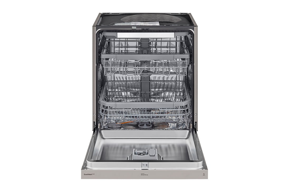LG QuadWash™ Oppvaskmaskin (Platinum Silver), Energiklasse C, Auto Open Dry-funksjon og Smart Diagnosis™ med Wi-Fi, DU355FP, DU355FP, thumbnail 2