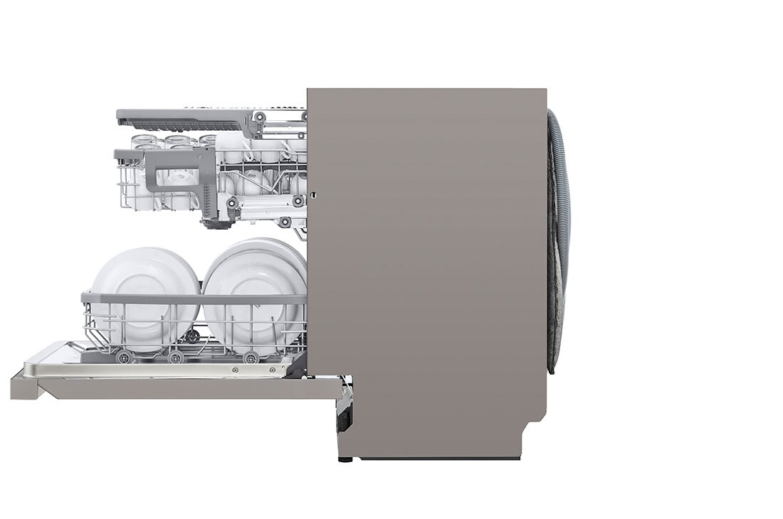 LG QuadWash™ Oppvaskmaskin (Platinum Silver), Energiklasse C, Auto Open Dry-funksjon og Smart Diagnosis™ med Wi-Fi, DU355FP, DU355FP, thumbnail 9