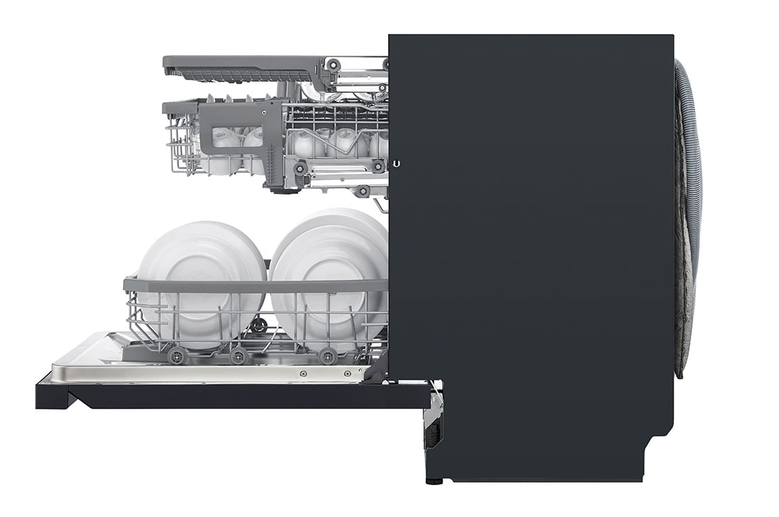 LG QuadWash™ Steam-oppvaskmaskin (Matte Black Stainless Steel), Energiklasse C, Auto Open Dry-funksjon og Smart Diagnosis™ med Wi-Fi, LG QuadWash™ SDU557HM 9, SDU557HM, thumbnail 9