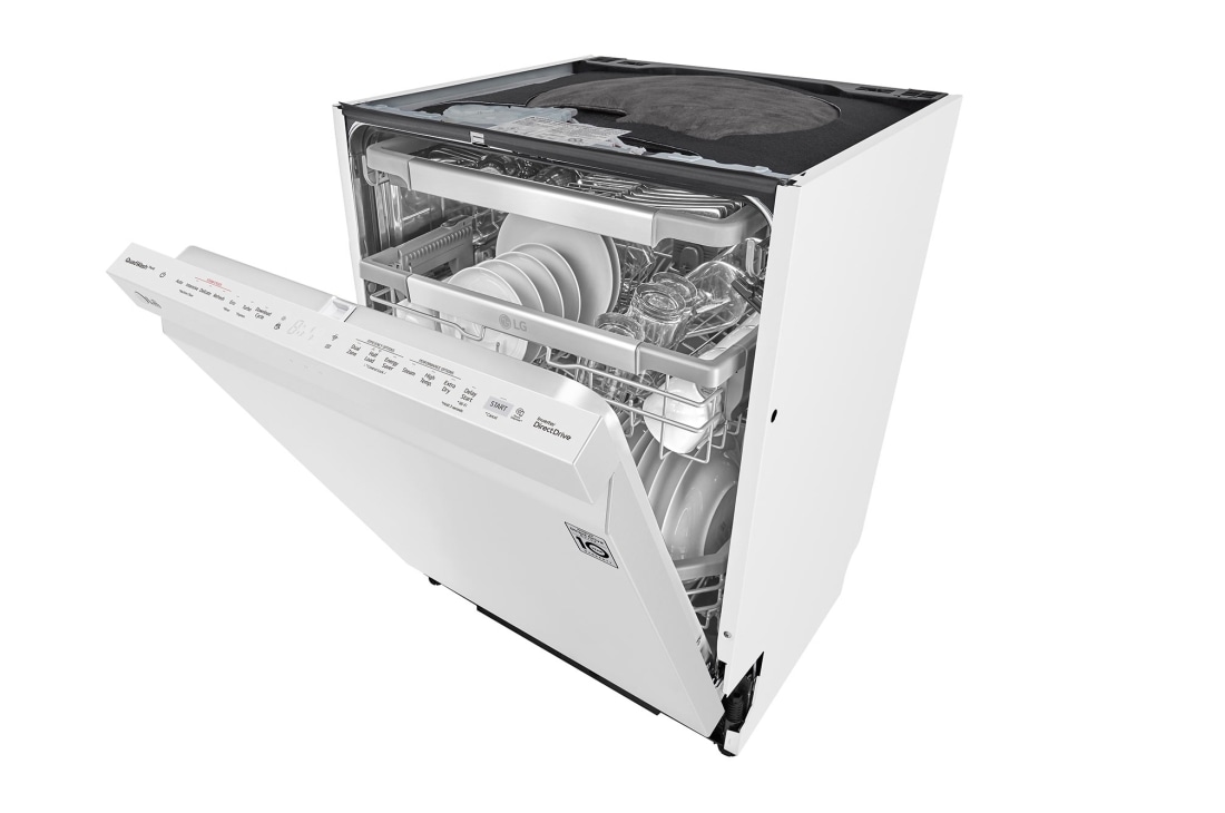 LG QuadWash ™ Steam-oppvaskmaskin (Hvit), Energiklasse C, Auto Open Dry-funksjon og Smart Diagnosis™ med Wi-Fi, SDU557HW, SDU557HW, thumbnail 5