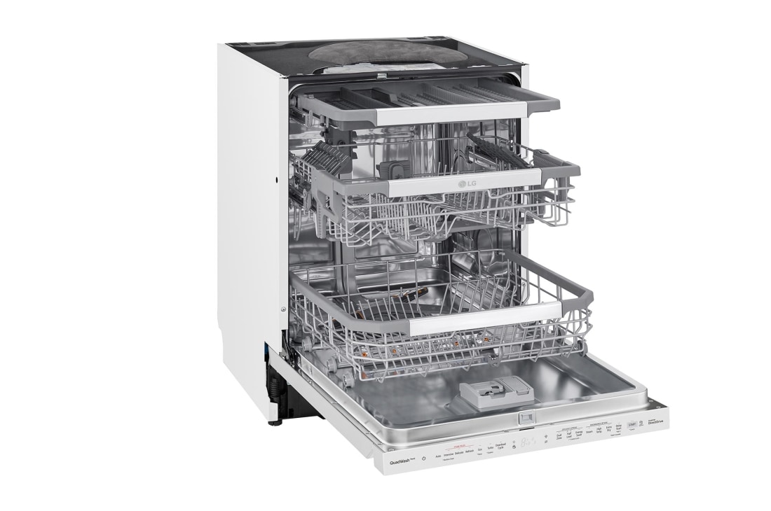 LG QuadWash ™ Steam-oppvaskmaskin (Hvit), Energiklasse C, Auto Open Dry-funksjon og Smart Diagnosis™ med Wi-Fi, SDU557HW, SDU557HW, thumbnail 9