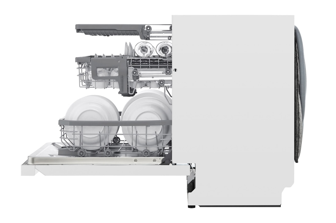 LG QuadWash ™ Steam-oppvaskmaskin (Hvit), Energiklasse C, Auto Open Dry-funksjon og Smart Diagnosis™ med Wi-Fi, SDU557HW, SDU557HW, thumbnail 11