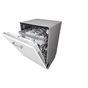LG QuadWash™ Oppvaskmaskin (for innebygd), Energiklasse D og Smart Diagnosis™ med Wi-Fi, Høyre side halvdør åpen med kar, DB242TX, thumbnail 10