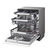 LG QuadWash™ Steam-oppvaskmaskin (for innebygd), Energiklasse A, Auto Open Dry-funksjon og Smart Diagnosis™ med Wi-Fi, Right Side Open without dishes, DB475TXS, thumbnail 9